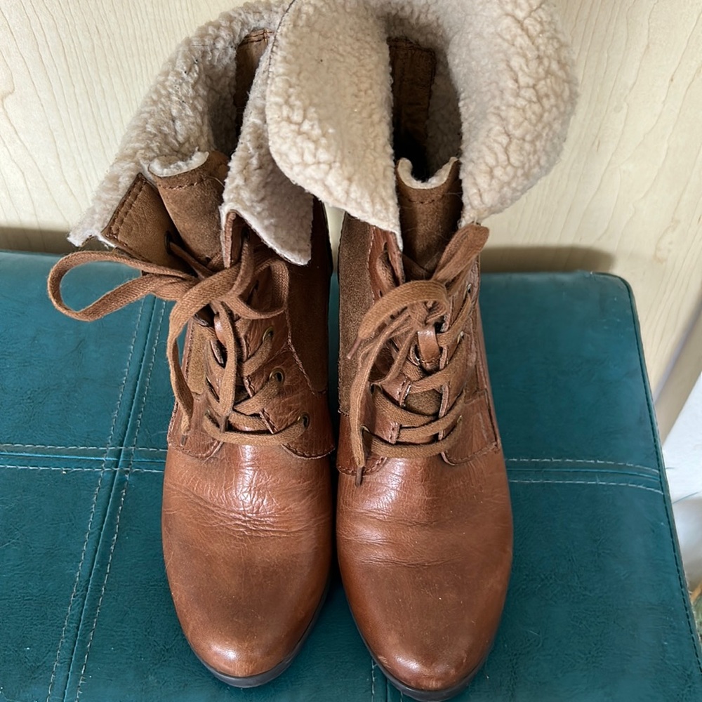 Franco Sarto ankle boots, wedge heel
